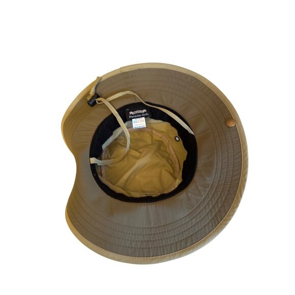Panama Jack Mens Beige Wide Brim Nylon Sun Hat Large Durable Outdoor Design - Picture 5 of 5